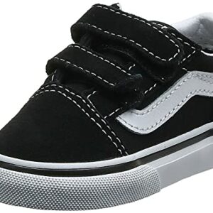 Vans Unisex-Child Old Skool V-K, Black, 6 Little Kid