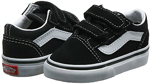 Vans Unisex-Child Old Skool V-K, Black, 6 Little Kid