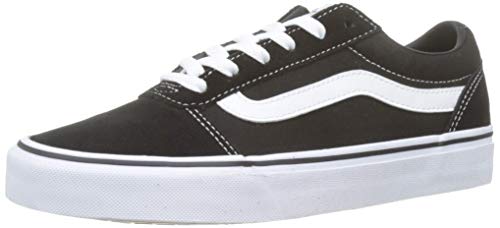 Vans Women’'s Ward Low-Top Sneakers, (Suede/Canvas) Black/White Iju, 5 UK 5 UK