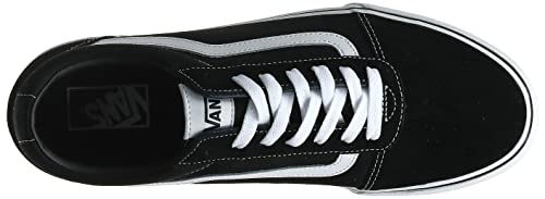 Vans Women’'s Ward Low-Top Sneakers, (Suede/Canvas) Black/White Iju, 5 UK 5 UK