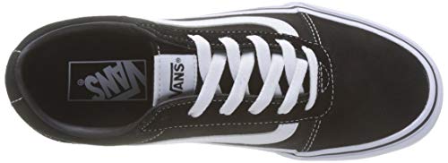 Vans Women’'s Ward Low-Top Sneakers, (Suede/Canvas) Black/White Iju, 5 UK 5 UK