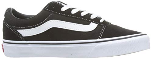 Vans Women’'s Ward Low-Top Sneakers, (Suede/Canvas) Black/White Iju, 5 UK 5 UK