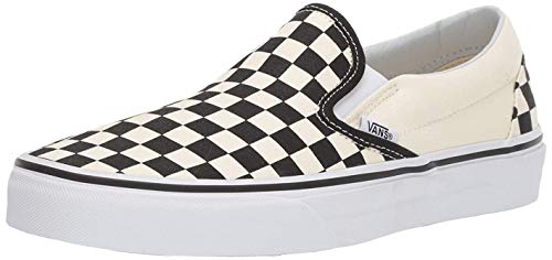 Vans, Slip-On, Black/Off-White Checkerboard - 8.5 Wmn/7 Men (D) US