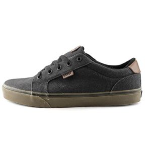 Vans Men's Skate Shoe, Waxed Denim Black Gum, 12