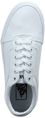 Vans Women's Ward Platform Sneaker, White Canvas White 0rg, 7.5