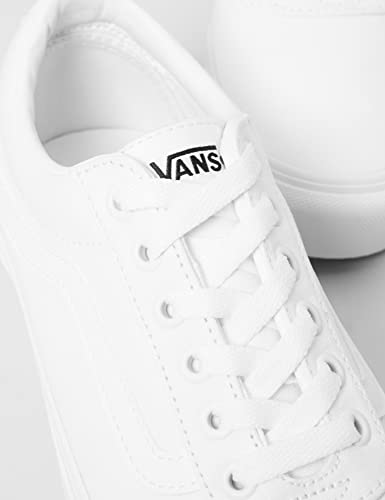 Vans Women's Ward Platform Sneaker, White Canvas White 0rg, 7.5