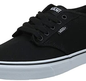 Vans Men's^Men's Atwood Low-Top Sneakers, Canvas Black White, 11 UK