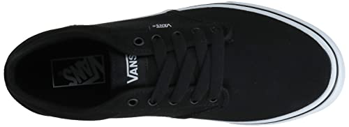 Vans Men's^Men's Atwood Low-Top Sneakers, Canvas Black White, 11 UK