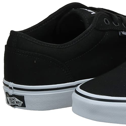 Vans Men's^Men's Atwood Low-Top Sneakers, Canvas Black White, 11 UK