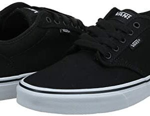 Vans Men's^Men's Atwood Low-Top Sneakers, Canvas Black White, 11 UK