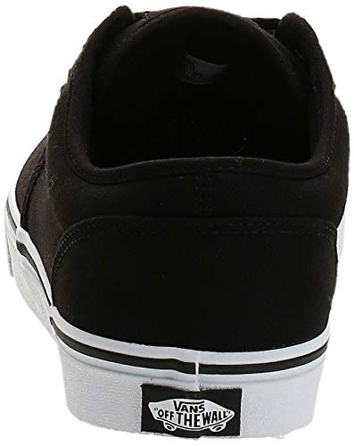 Vans Men's^Men's Atwood Low-Top Sneakers, Canvas Black White, 11 UK