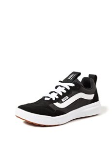 vans unisex range exp suede canvas sneaker – black/white 8