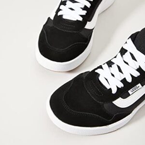 Vans Unisex Range Exp Suede Canvas Sneaker - Black/White 8