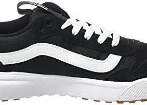 Vans Unisex Range Exp Suede Canvas Sneaker - Black/White 8