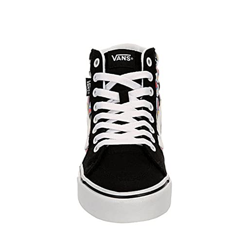 Vans Unisex Filmore High Top Canvas Sneaker - Butterfly Checkerboard Multicolored 6