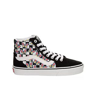 Vans Unisex Filmore High Top Canvas Sneaker - Butterfly Checkerboard Multicolored 6