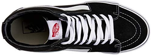 Vans Sk8-hi¿ Core Classics, Black/Black/White Canvas, 8.5