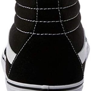 Vans Sk8-hi¿ Core Classics, Black/Black/White Canvas, 8.5