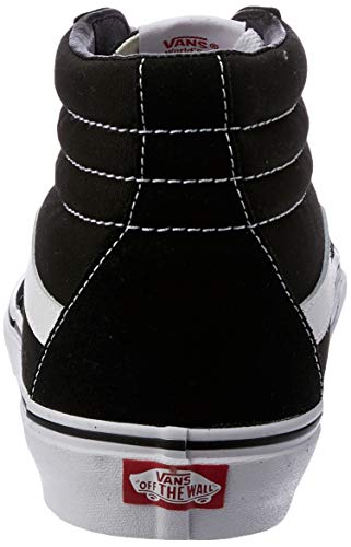 Vans Sk8-hi¿ Core Classics, Black/Black/White Canvas, 8.5