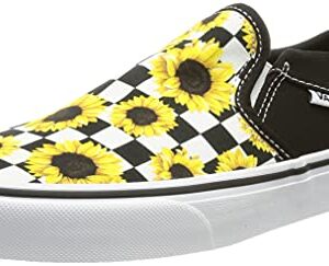 Vans Women's Low-Top Trainers Sneaker, Sunflower Checker Multi White, 8