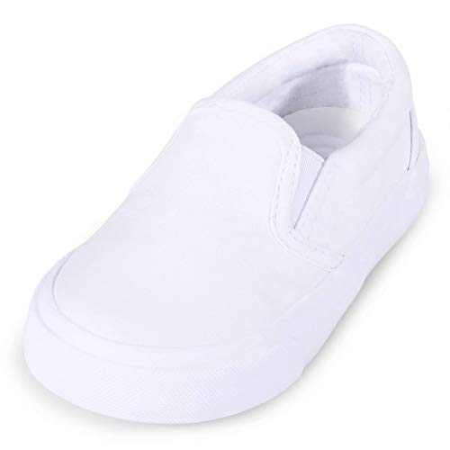 Kids Shoes Toddlers Canvas Sneakers Slip-on Comfortable Light Weight Skin-Friendly Causal Running Tennis Shoes for Boys Girls(Toddle/Little Kids/Big Kids)