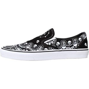 Vans Classic Slip-On™ (Bandana) Classic Black/White Men's 10.5, Women's 12 Medium