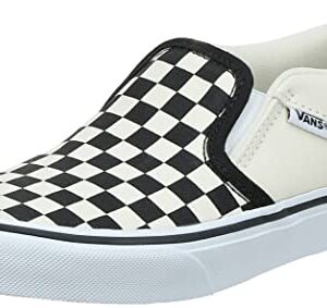 Vans Asher, Women’s Low-Top Sneakers, White (Checkerboard/Black/White), 6.5 US