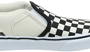 Vans Asher, Women’s Low-Top Sneakers, White (Checkerboard/Black/White), 6.5 US