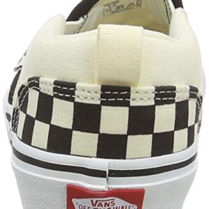 Vans Asher, Women’s Low-Top Sneakers, White (Checkerboard/Black/White), 6.5 US