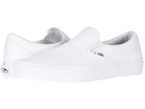 vans unisex adults’ classic slip on trainers true white