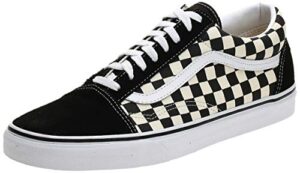 vans men’s ua old skool sneakers, primary check black/white, 8