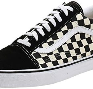 Vans Men's UA Old Skool Sneakers, Primary Check Black/White, 8