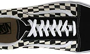 Vans Men's UA Old Skool Sneakers, Primary Check Black/White, 8