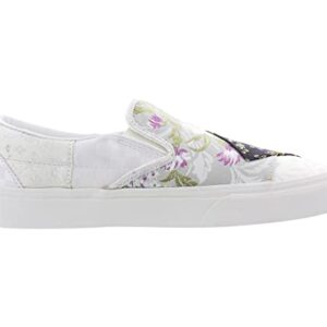 Vans Women's UA Classic Slip-On, Patchwork/True White, 8 Medium US