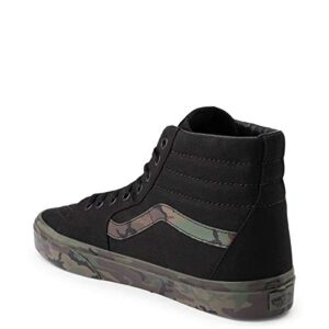 Vans Sk8 Hi Skate Shoe - Black/Camo (M10.5)