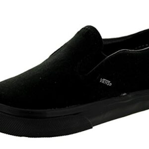 Vans Unisex-Child Classic Slip-ON-K, Black, 6 M US Toddler