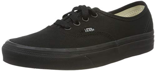 VANS VQ0DBKA Men's Authentic Pro Skate Shoes, Black/Black, 9 D(M) US