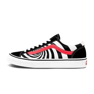 vans u style 36 sneakers (swirl) black/flery cor