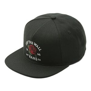 vans men’s snapback hat, (seely) black, one size