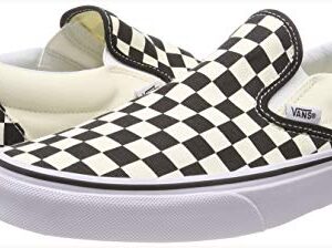 Vans Unisex Adults' Classic Slip On, Black/Off White Check, 6.5 UK