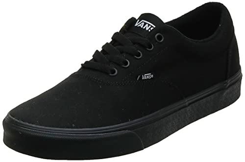 Vans Unisex's ERA Black Black Skate Shoes 10.5 Men US (Black/Black)