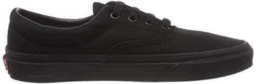 Vans Unisex's ERA Black Black Skate Shoes 10.5 Men US (Black/Black)