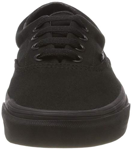 Vans Unisex's ERA Black Black Skate Shoes 10.5 Men US (Black/Black)