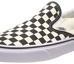 Vans Unisex Adults' Classic Slip On, Black/Off White Check, 7 UK