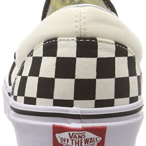 Vans Unisex Adults' Classic Slip On, Black/Off White Check, 7 UK