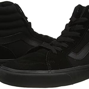 Vans Men's Hi-Top Trainers Sneaker, Suede Canvas Black Black, 10.5