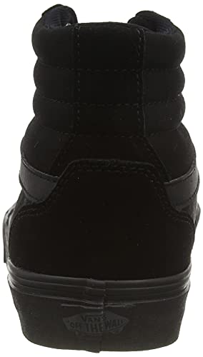 Vans Men's Hi-Top Trainers Sneaker, Suede Canvas Black Black, 10.5