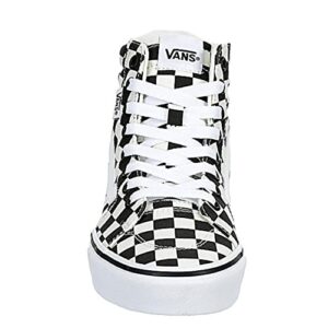 Vans Unisex Filmore High Top Sneaker - Multi Checkeredboard - Black/White 8.5