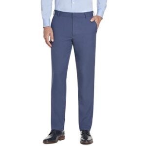 van heusen men’s traveler slim fit pant, ash navy, 32w x 30l