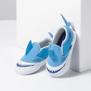 Vans Slipon V Shar Blue/True Toddler White Size : 9